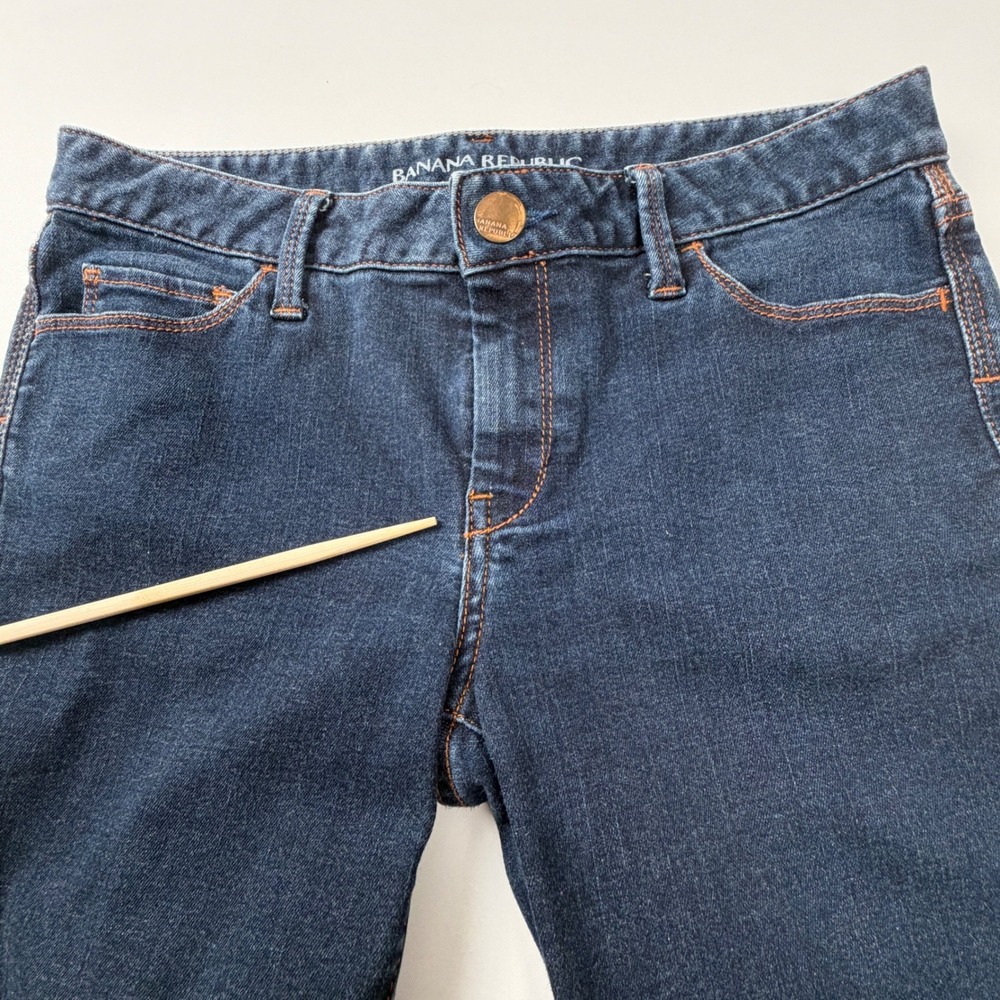 Banana Republic Skinny Jeans Dark Wash Womens 27 Low Rise Denim - Picture 7 of 16